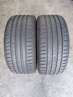245/35ZR20 (95Y) MICHELIN PILOT SPORT 4S N0 PAIR OF TIRES 