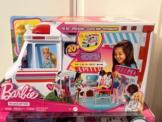 Barbie Ambulance Clinic Playset