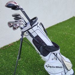 Golf Set 11 Clubs + TaylorMade Bag
