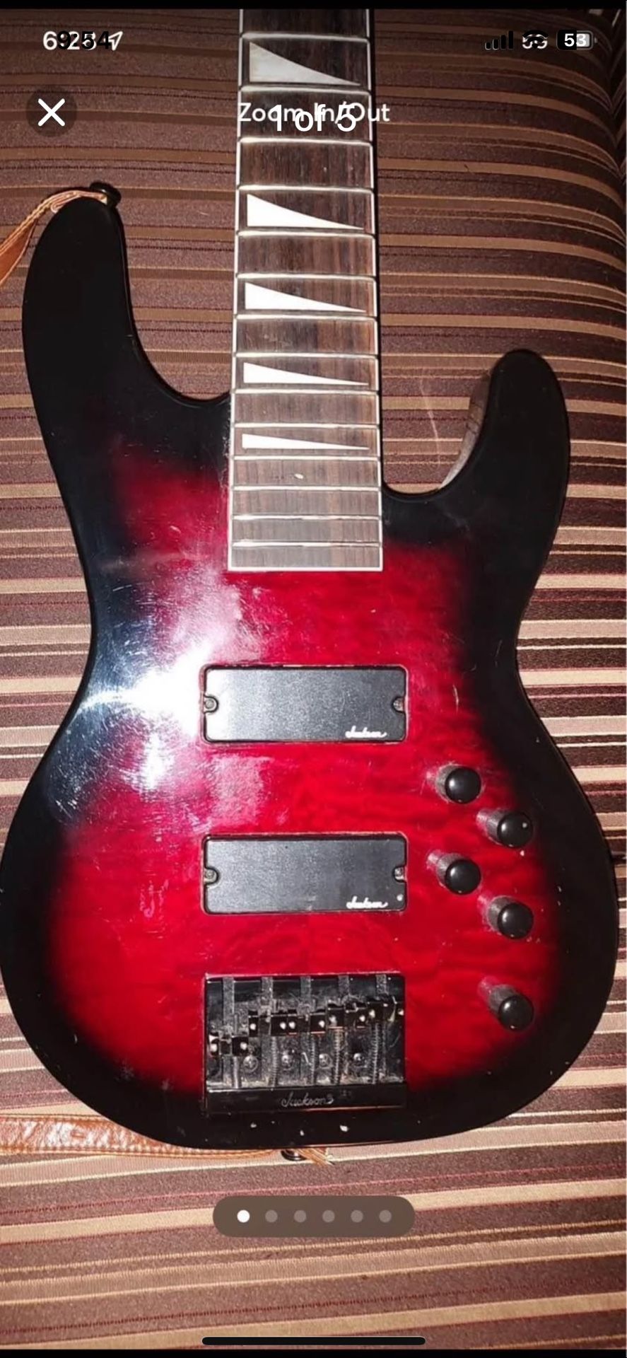 Jackson Js3vq 5 String Bass Guitar