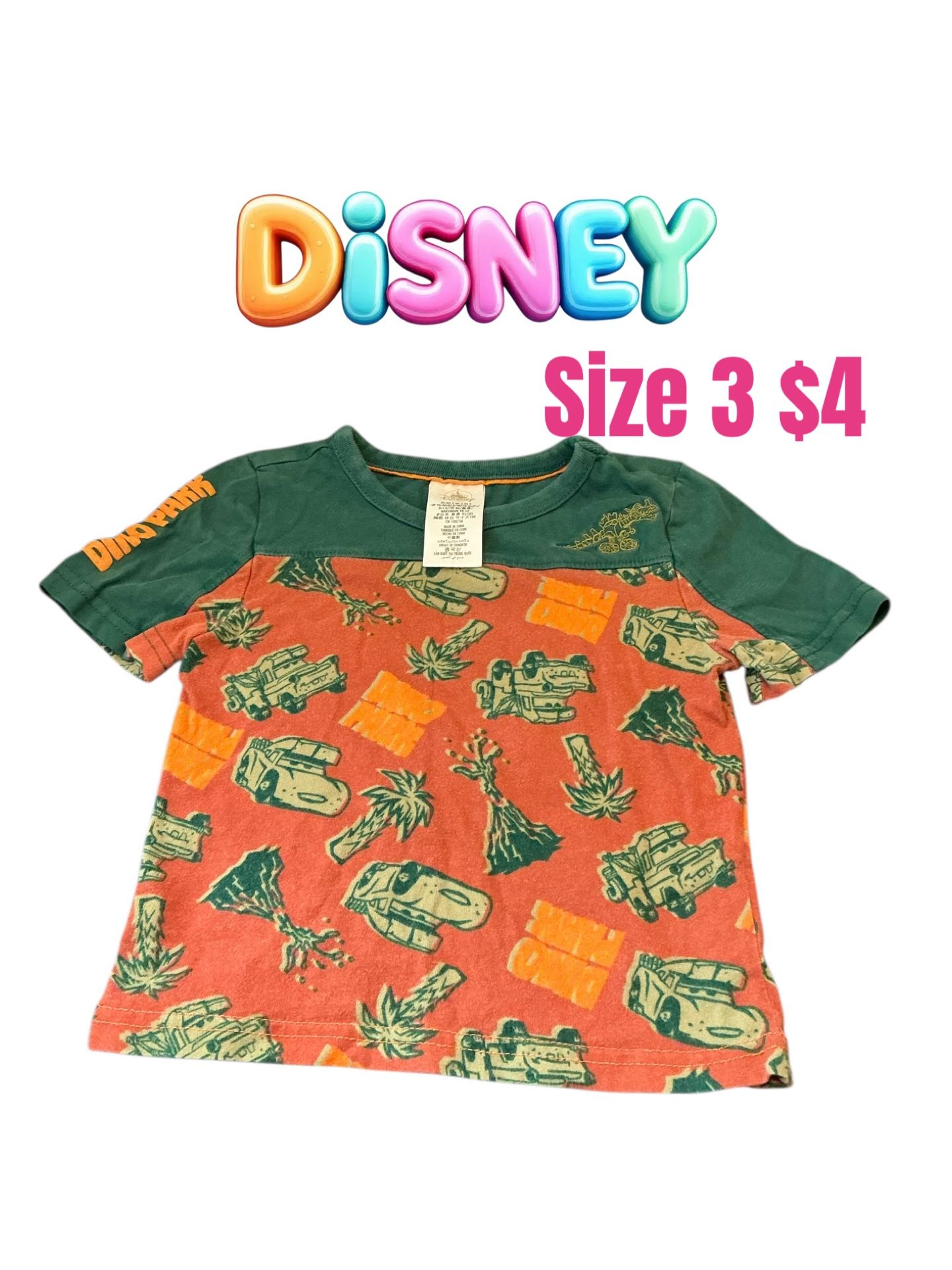 DISNEY T-SHIRT BOYS SIZE 3 GREAT CONDITION ❤️❤️M14 010326