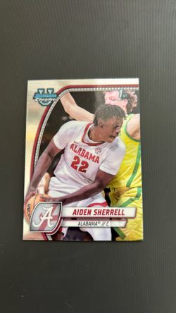 Aiden Sherrell basketball card
