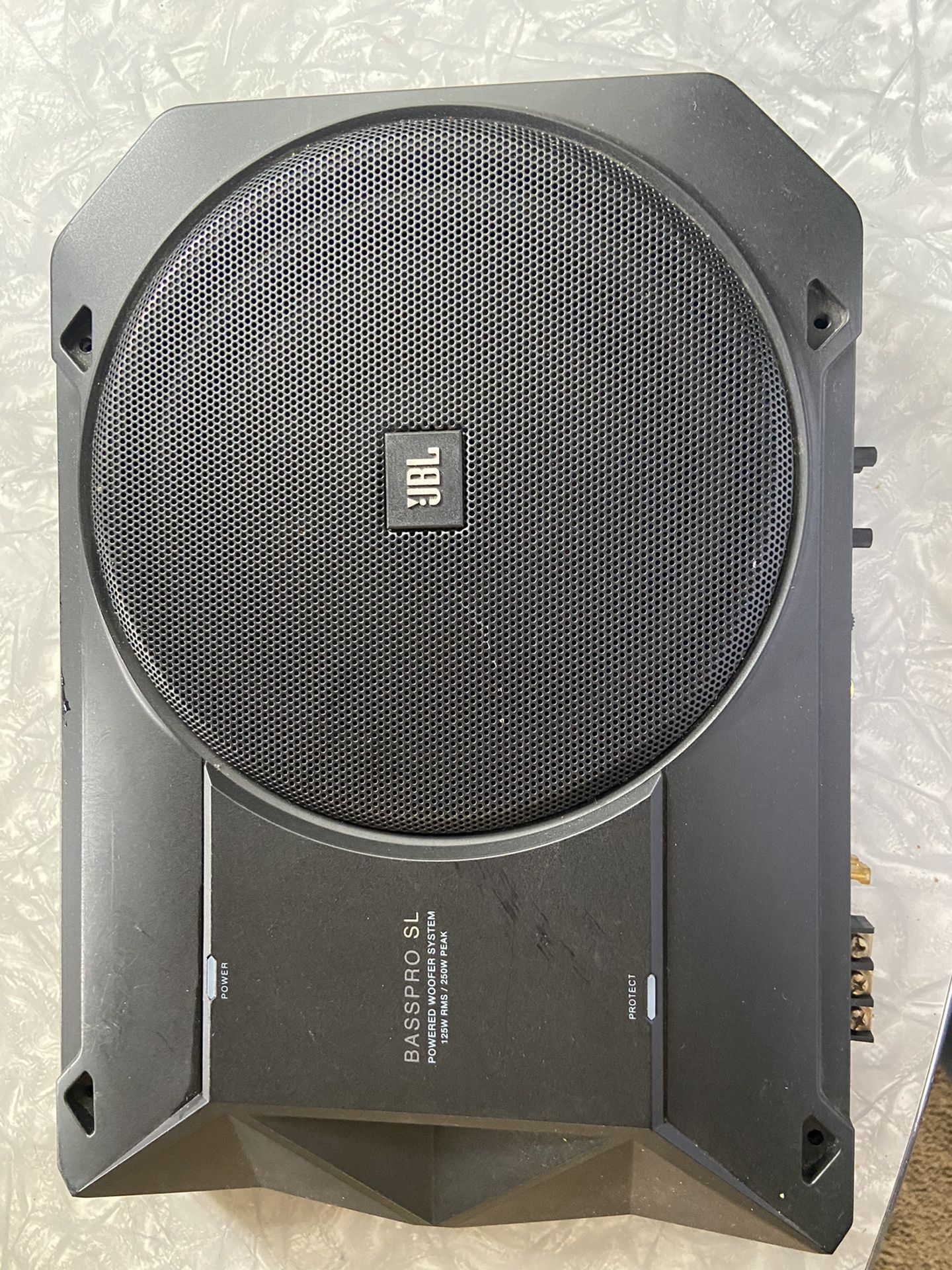 JBL BASSPRO SL 8” Powered Subwoofer w/ Harmon Remote Control and Cable