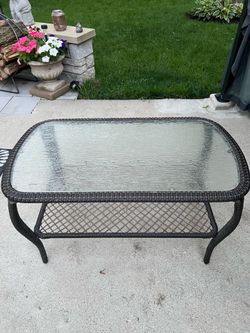 Outside table