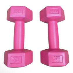 5lb Dumbbell Set, Pink Or Gray 