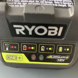 Battery Charger  RYOBI charger P118B - lithium 18V   ONE +
