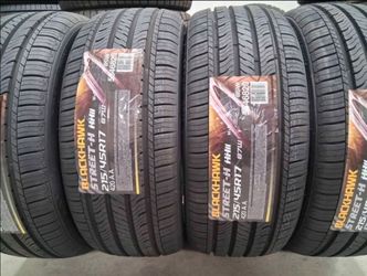 ( 4 TIRES  ) 215/45R17 BLACKHAWK