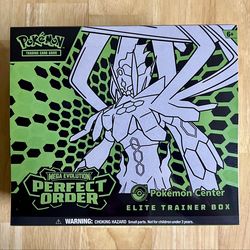 Perfect Order Pokemon Center Elite Trainer Box ETB