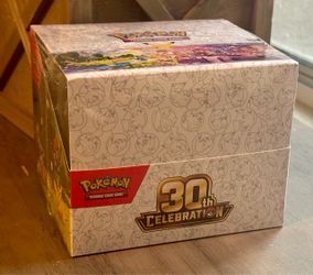 Pokémon TCG 25th Anniversary Celebrations Mini Tin Display Box – Factory Sealed