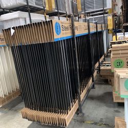 Steel pool fencing (wrought iron and galvanized powdered coated)