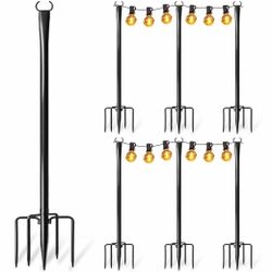 6 Pack Outdoor String Light Poles
