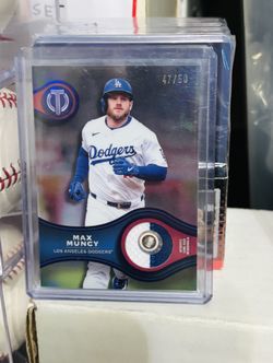 2025 Topps Tribute Max Muncy Stamp of Approval Relic /50 Dodgers