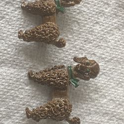 Green Eyed Poodles And Fancy Ballerinas Pins 