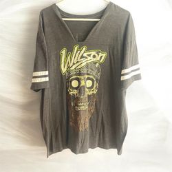 Wilson skull face Tshirt pre-used size 2x