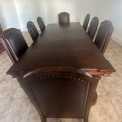 Dining Table 8 Chairs