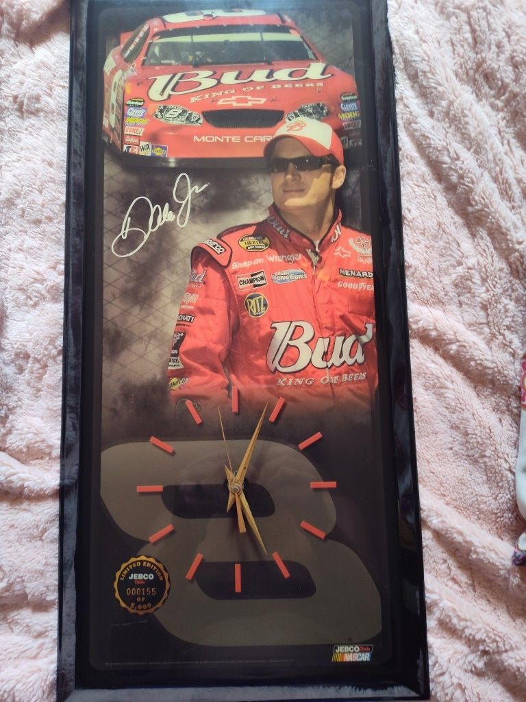 Dale Earnhardt Jr Limited Edition Clock