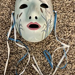 Vintage ceramic decorative mask