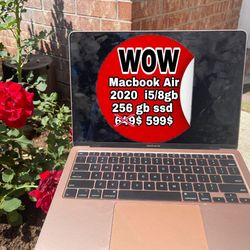 macbook air 256 gb ssd 2020 model with apple care plus on 