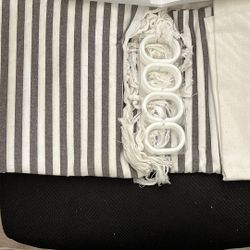 Polyester Shower Curtain Striped 