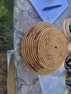Handwoven Coiled Basket