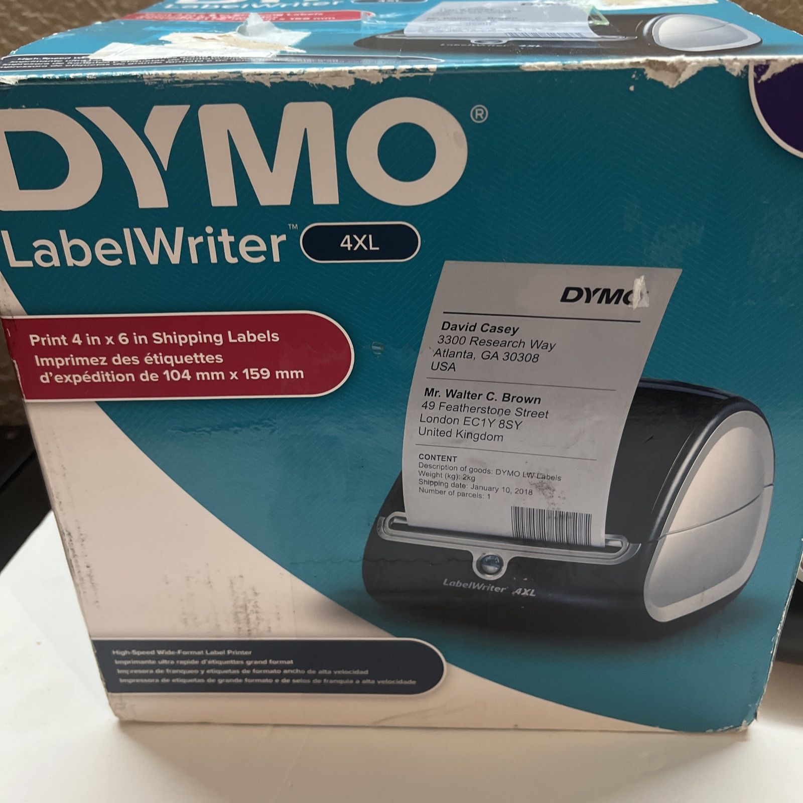 Dymo LabelWriter 4XL Label Printer Black (1755120) for Sale in Lake  Elsinore, CA OfferUp
