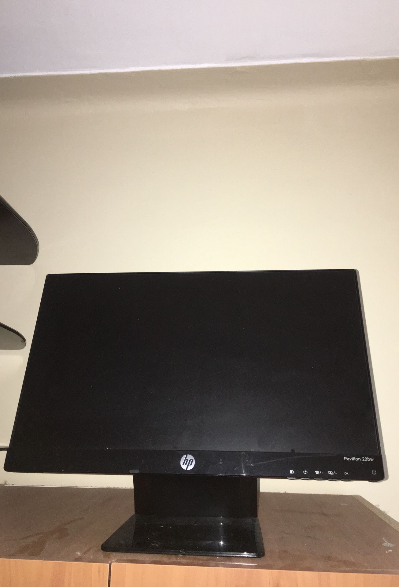 HP 21.5" LED HD Pavilion 22bw Monitor Black