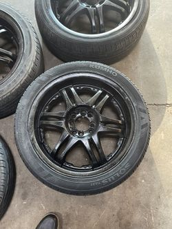 Universal 4 Lugs 18 Rims And Tires Perfect For Honda