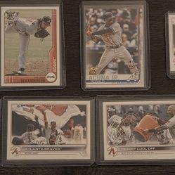 Atlanta BRAVES lot- Numbered, Rookie, ACUNA JR