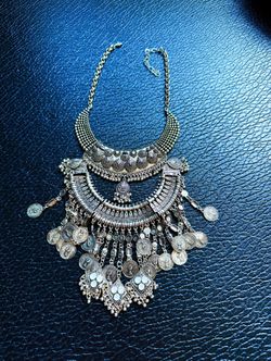 Retro Coins Multilayer Tassel Necklace