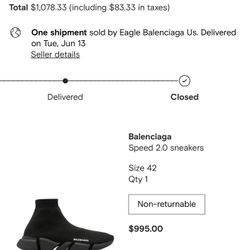  BALENCIAGA Speed 2.0