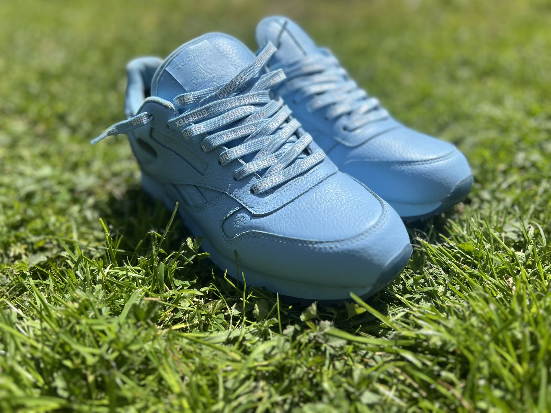 Raised by Wolves x Reebok Classic Leather Ripple Gore Tex Blue