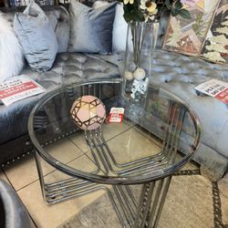Brand New Glass Round Coffee Table 