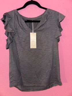 Ruffle Sleeve Top