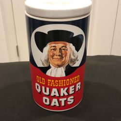 Quaker Oats ceramic cookie jar