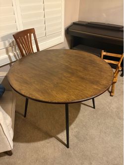 Circular Wood Table