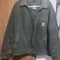 J97 Carhartt Detroit Jacket Mos Green Color