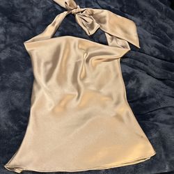 Zara Gold Summer Dress