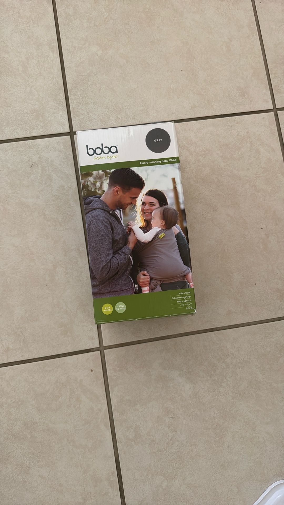 Boba Baby Wrap Gray