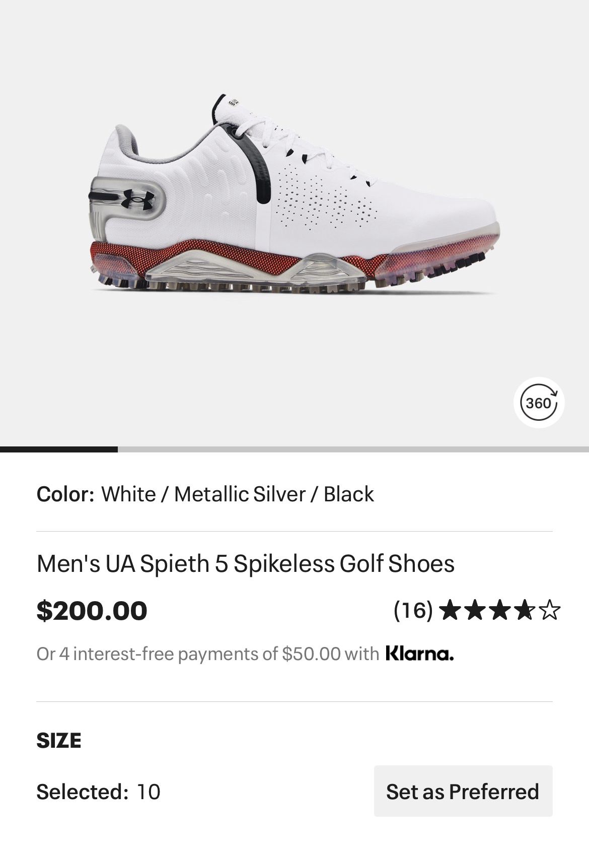 Spieth 5 Golf shoes
