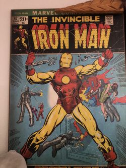 Iron man wood frame