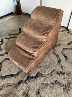 Curved Dog Cat Pet Stairs Steps For High Beds