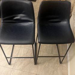 Navy Blue Bar Stools 