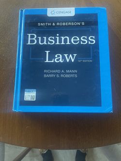MBA Business Law Text book