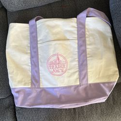 Trader Joe’s Lavender Large Tote Bag