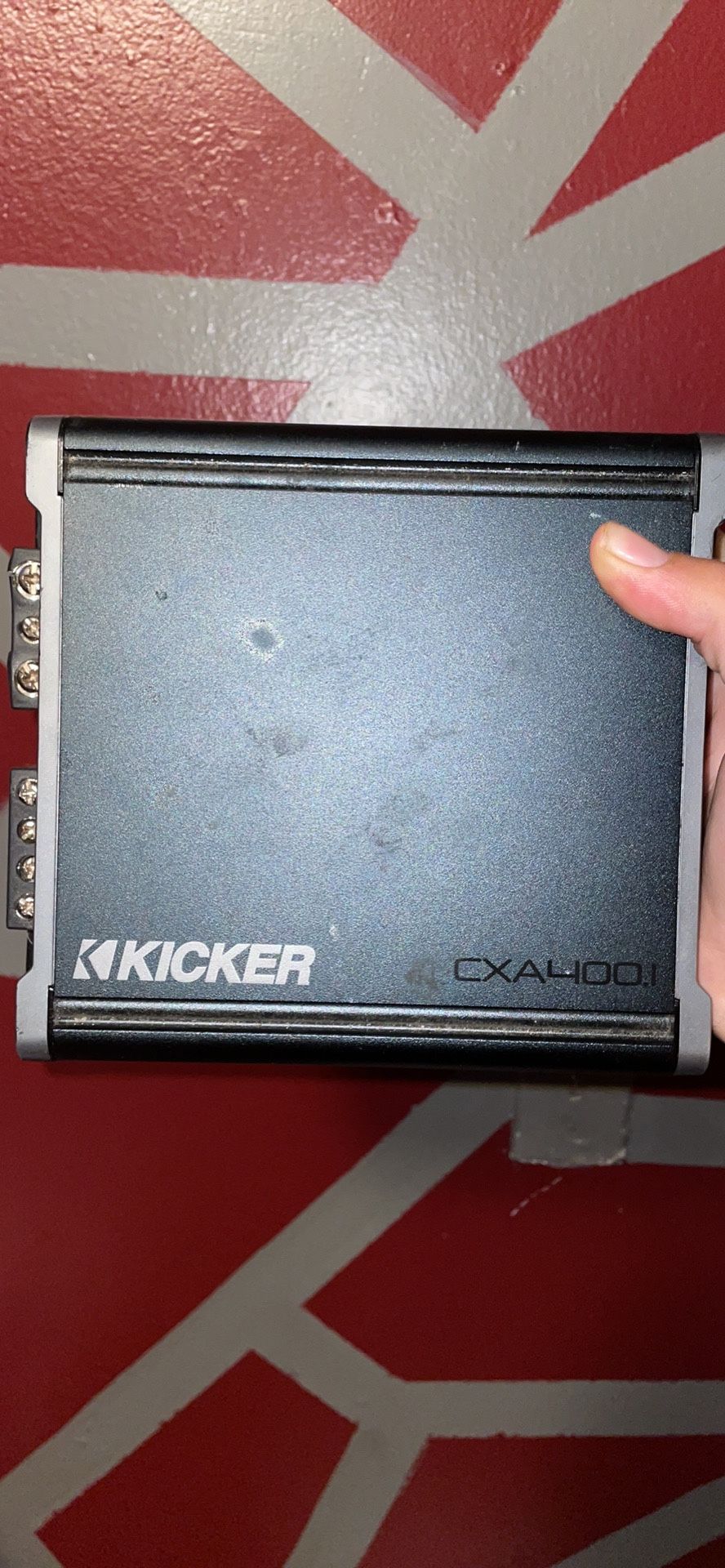Solo Baric 12 With A 400.1 kicker Amp