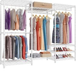  Closet Wardrobe Heavy Duty Clothes Rack