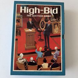 Vintage 1965 High-Bid The Auction Game 3M Bookshelf Games RARE
