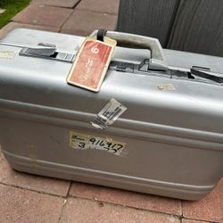 Vintage Halliburton Zero Aluminum Suitcase 