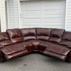 🛋️Sectional Couch/Sofa - Recliners - Brown - Delivery Available 🚛