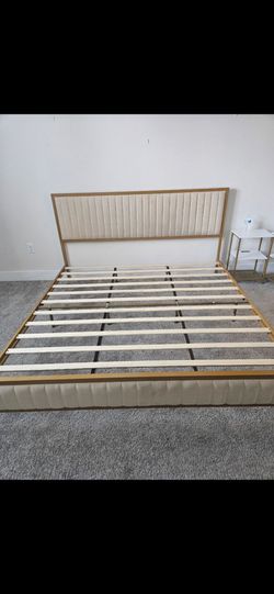 King size bed frame